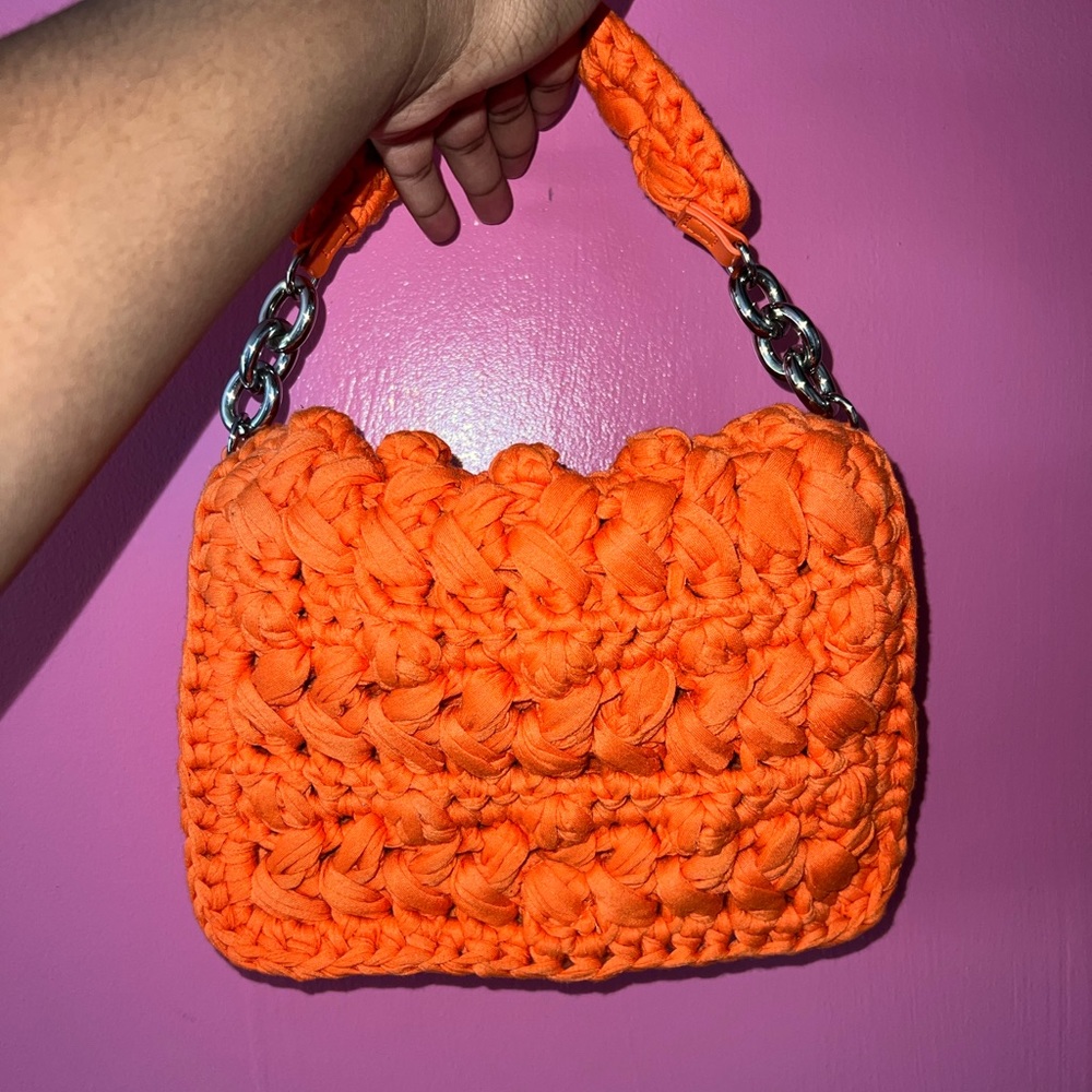 ORANGE ZARA HANDBAG/PURSE